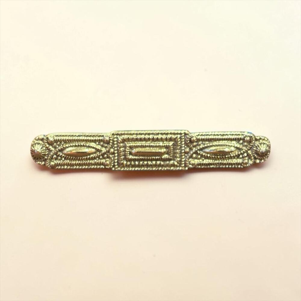 1928 Jewelry Co Gold Tone Bar Brooch Art Deco Revival Pin Vintage Style